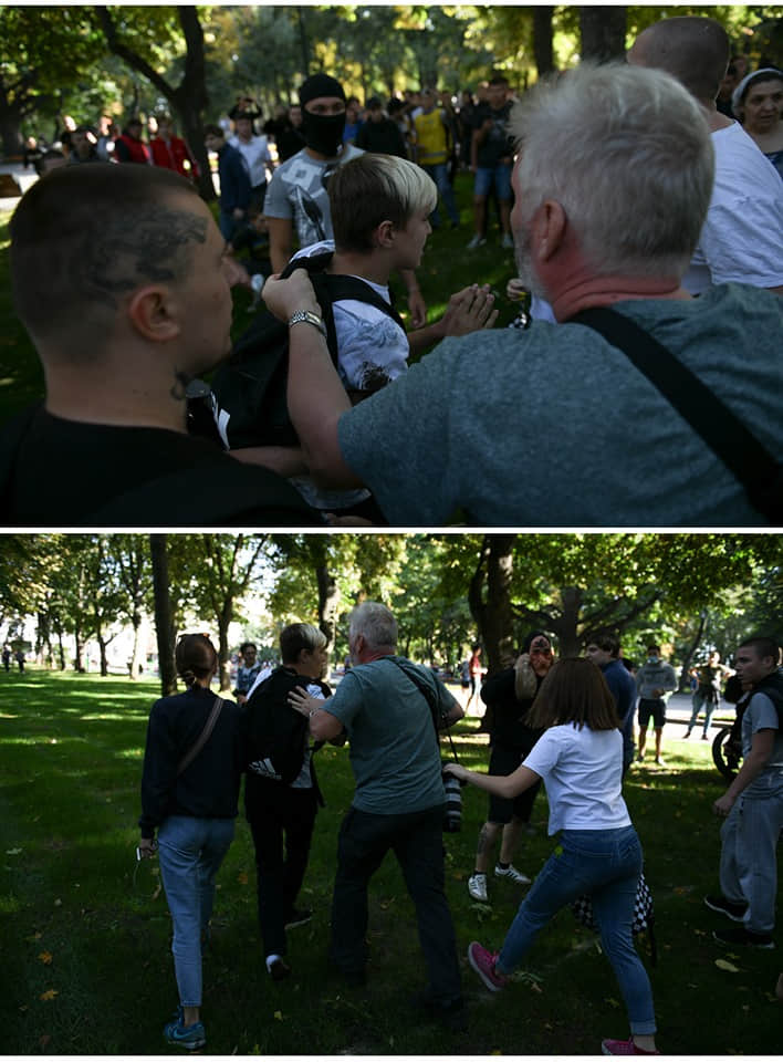 青少年在乌克兰同志游行遭反同份子踹倒在地 围观旁人跟着打-NICEGAY