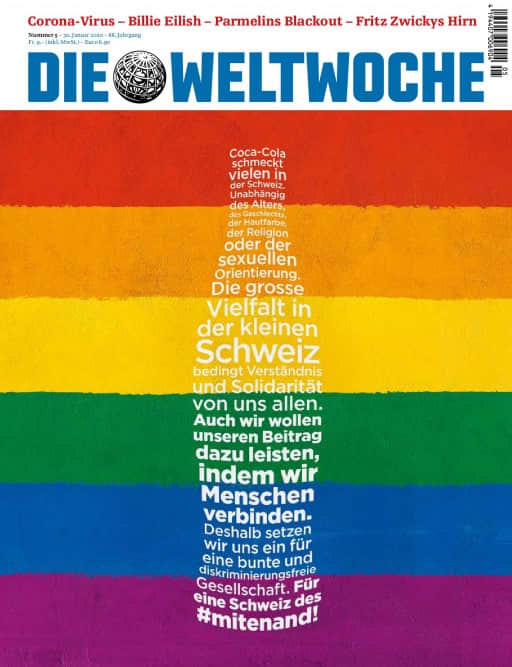 瑞士将表决同志反歧视法 可口可乐买报纸头版相挺：我们支持一个没有差别待遇的社会！-NICEGAY