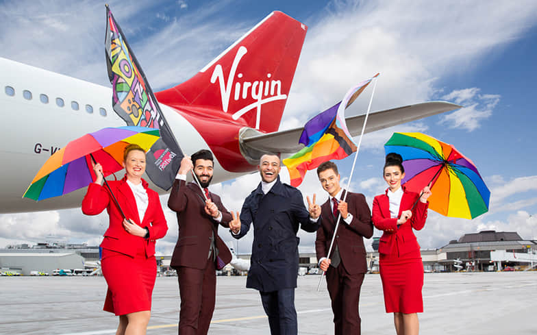 让彩虹旗飘扬在空中！维珍航空贊助曼彻斯特同志骄傲节支持LGBTQ-NICEGAY