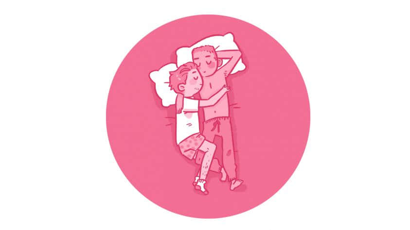 1月21日国际抱抱日你抱了吗？9招与另一半增进感情的抱睡姿势快学起来 -3